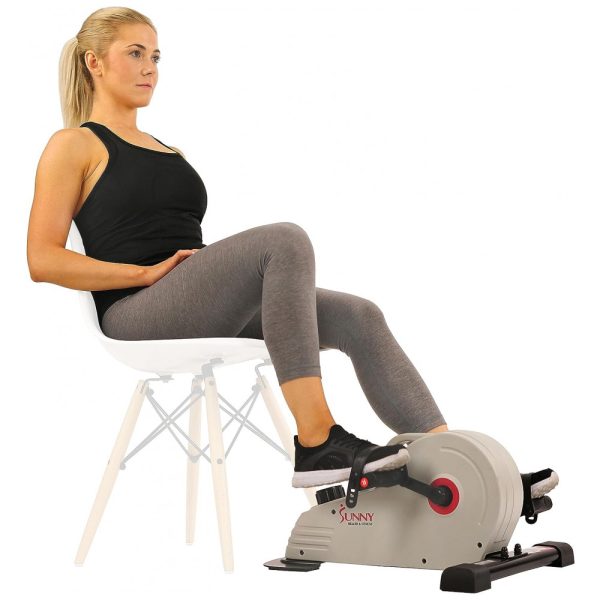 ectq8kwnhzq70b_0 jpg - and Mini Bicicleta Ergométrica Ideal Para Idosos e Treino de Braço, Perna com Painel Digital e 8 Níveis de Resistência, SUNNY HEALTH FITNESS, Cinza