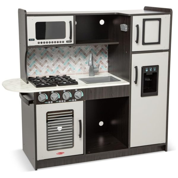 ectq8n23v1b10b_0 jpg - Cozinha Infantil em Madeira com Forno, Fogão, Micro Ondas, Pia e Geladeira com Dispensador de Gelo, Melissa Doug, Preta