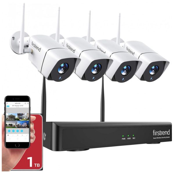 ectq8tfljr580b_0-1 jpg - Sistema de Câmera de Segurança sem Fio 8 Canaus 1080p 2MP 1 TB HDD 4 Câmeras, Firstrend W843M1T XM