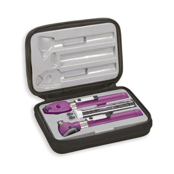 ectq91htfq570b_0 jpg - Otoscópio Oftalmoscópio Conjunto de Diagnóstico Portátil, Lâmpada LED, 2.5V, Inclui Bolsa, Diagnostix 5110NLV, Roxo