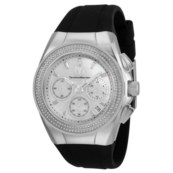 ectq930021_mt_vni_0 jpg - Relgio feminino TechnoMarine Cruise Diva com madreprola e 40 mm de dimetro. Cor preta.