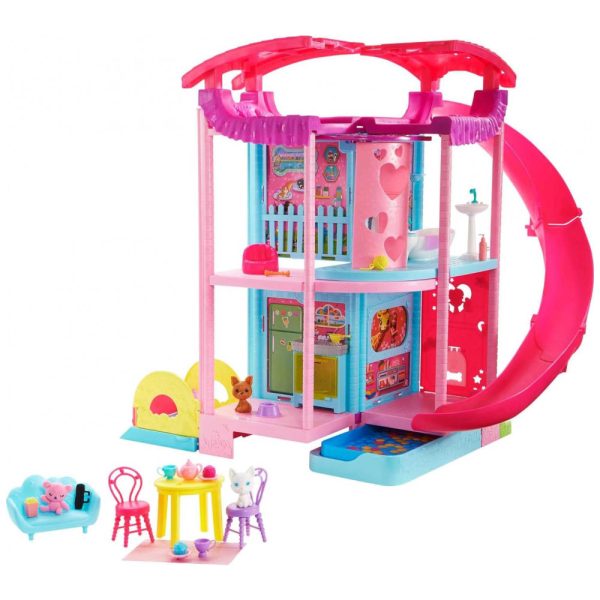 ectq9cvgg2c90b_0 jpg - Casa da Barbie e Chelsea com 20 Acessórios e 2 Pets, para Crianças de 3 Anos a 8 Anos, Barbie, Rosa