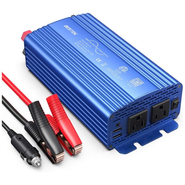 ectq9fvmcs680b_0 jpg - Inversor de Potência Automotivo 500W, com Portas USB e Duas Tomadas, 12V a, 110v, BESTEK MRZ5011BU BL, Azul