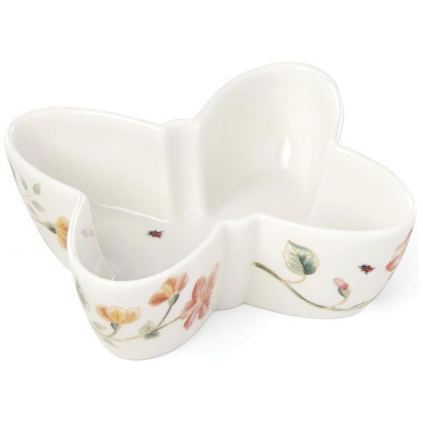 ectq9jf2rjz70b_0 jpg - Tigela Elegante e Sofisticada com Tema de Borboleta, Formato Redondo e Material Porcelana, LENOX 885606, Branca Colorida