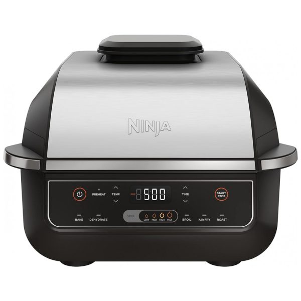 ectq9nz4zx7b0b_0 jpg - Fritadeira Elétrica AirFryer 6 em 1 com Painel de Controle Digital e Grill Interno, 110v, NINJA EG201, Preto