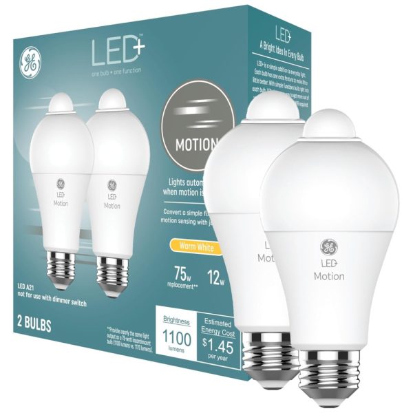 ectq9sr215t80b_0 jpg - GE Lâmpada LED Sensor de Movimento 1100LM, 75W Frio, 2 Un, GE LIGHTING 93129313, Branco