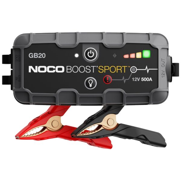 ectqa1tpkt510b_0 jpg - Auxiliar de Partida Jump Start Portátil, Bateria de Lítio de 500A, 12V para Veículos a Gasolina de até 4 L, NOCO GB20