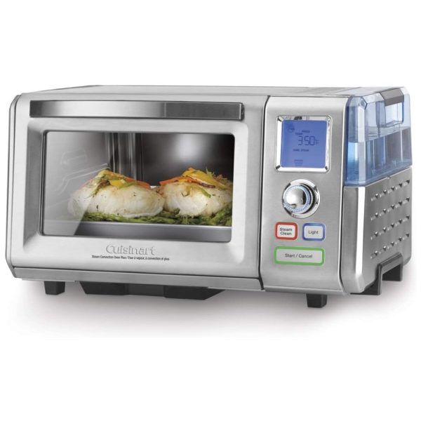 ectqaeyzox910b_0 jpg - Forno Elétrico a Vapor de Bancada com Controle de Temperatura e Temporizador, Aço Inoxidável, 110V 1800W, CUISINART CSO 300N, Prateado