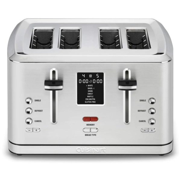 ectqb1rpjbm80b_0-1 jpg - Torradeira, com 4 fatias, 1800W, aço inoxidável, 110v, CUISINART CPT 740, Prateado