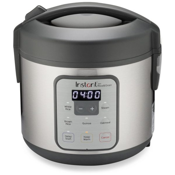 ectqc3y8lzt70b_0-1 jpg - Panela de Arroz Elétrica Capacidade 2L Painel de Controle, 110v, INSTANT POT 8Cup Zest Rice Cooker SS, Cinza