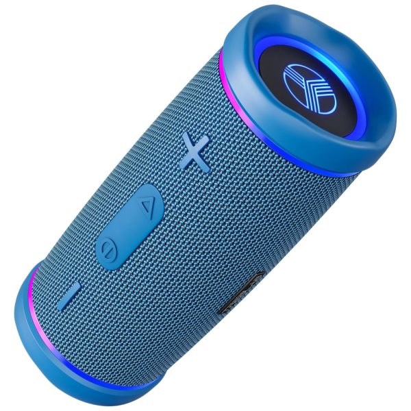 ectqc44q54q80b_0 jpg - Caixa de Som Bluetooth Portatil HD77 a Prova d IPX6 com 20H de Reprodução, TREBLAB, Azul