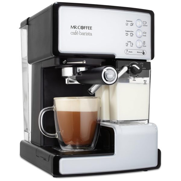 ectqc5lme3710b_0-1 jpg - Cafeteira Elétrica Barista 3 em 1 Semiautomática 15 Bar, 1040W, 110v, MR. COFFEE BVMC ECMP1102, Prateado