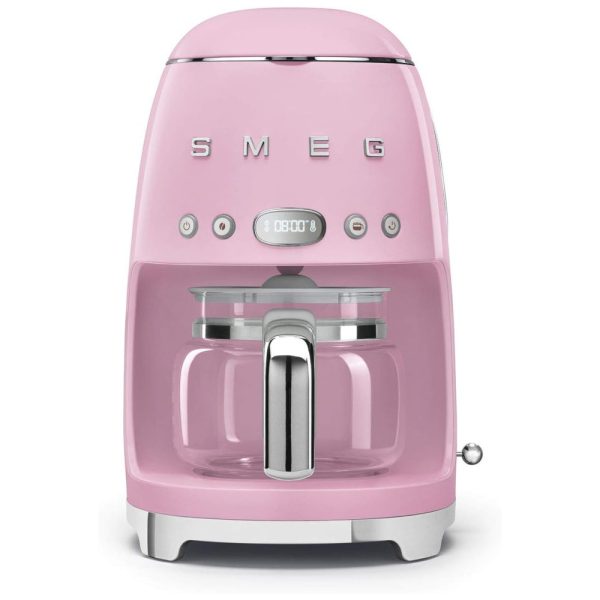 ectqc7d9scj80b_0 jpg - Cafeteira Elétrica Programável 50s Expresso Retro Programável, 1050W, 110v, SMEG DCF02PKUS, Rosa