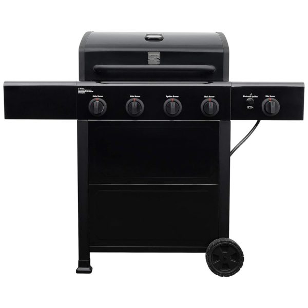 ectqcf9fg8z80b_0 jpg - Churrasqueira a Gás 53.000 BTU com 4 Queimadores e Mesas Laterais em Aço Inoxidável, KENMORE PG A40406S0L 1, Preto