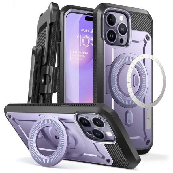 ectqcggvb28b0b_0 jpg - Capa para Iphone 14 Pro Max de Alta Resistencia com Clipe de Cinto Coldre Suporte, SUPCASE, Roxo