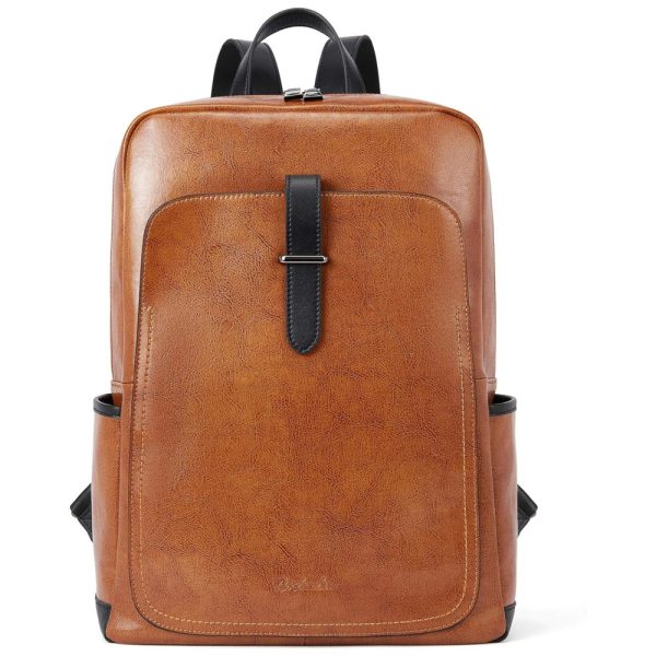 ectqchc82th80b_0 jpg - Mochila de Couro para Notebook Casual Unissex, BOSTANTEN BL6192301K, Marrom