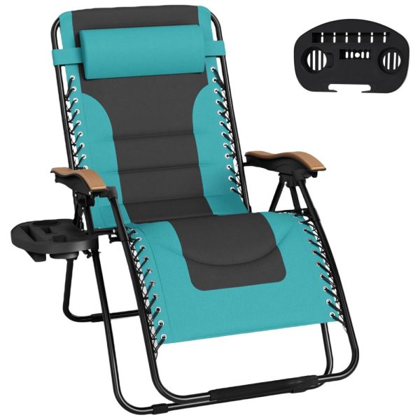 ectqckkrlfd80b_0 jpg - Cadeira Reclinável Ajustável Gravidade Zero com Apoio de Cabeça e Porta Copos, MFSTUDIO, Azul