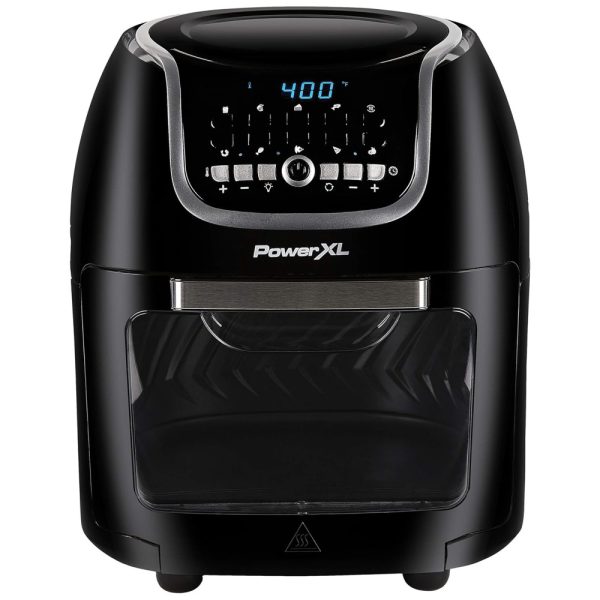 ectqcqbdtxk80b_0 jpg - Fritadeira Elétrica Air Fryer 10 Litros com Tecnologia Vortex Air para Grelhar Assar, Reaquecer e Desidratar, 110V 1700W, PowerXL, Preta