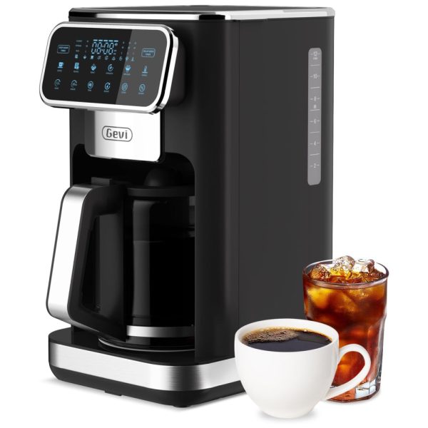 ectqd111rppd0b_0 jpg - Máquina de Café Cafeteira Programável Gevi 12 Xícaras, Desligamento Automático, Função Anti Gotejamento, Filtro Permanente, Jarra de Vidro 1,7 L