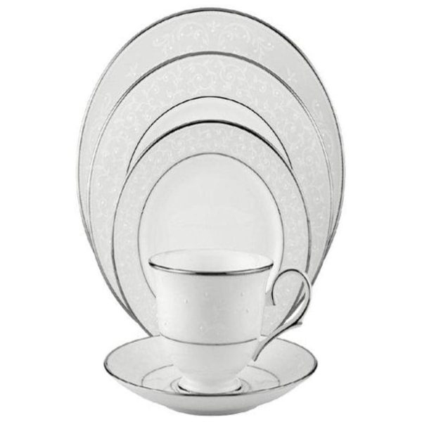 ectqdexf70000b_0 jpg - Aparelho de Jantar Oval para Qualquer Ocasião com 5 Peças, Formato Oval e Material de Porcelana, LENOX 6140990, Branco