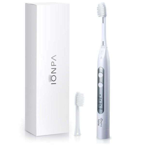 ectqdlwkx9880b_0-1 jpg - Escova Dental Elétrica IONPA DH 3 Modos 2 Cabeças de Escova Branca, IONIC KISS, Branco