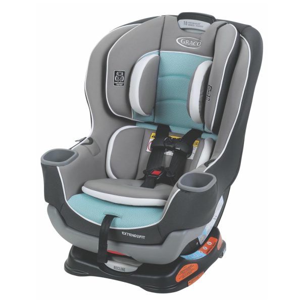 ectqengmge910b_0-1 jpg - Bebê Conforto Extend2Fit Cadeira Automotiva Conversível de 1 a 29 kg, GRACO 1963211, Azul turquesa