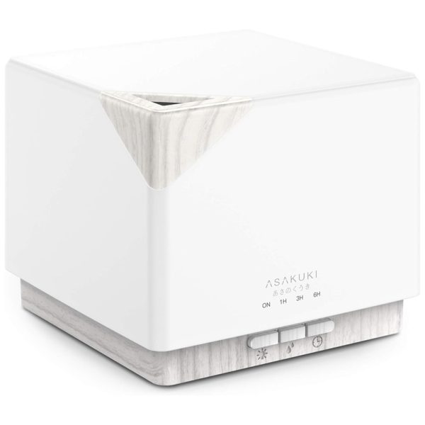 ectqfcmqrv270b_0-1 jpg - Premium Umidificador Ultrassônico Portátil 0.7L com Aromaterapia e 7 Luzes LED, até 6H, 110v, ASAKUKI 100 DF025, Branco