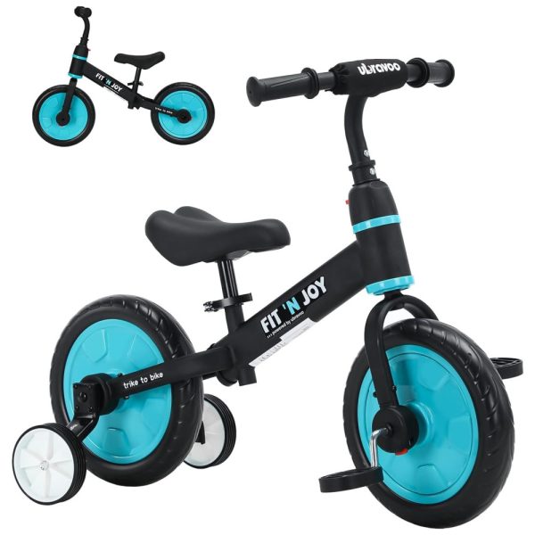 ectqfg894nv70b_0 jpg - Bicicleta sem Pedal para Crianças de 2 a 5 Anos com Pedais e Rodas de Treinamento, UBRAVOO, Preta e Azul