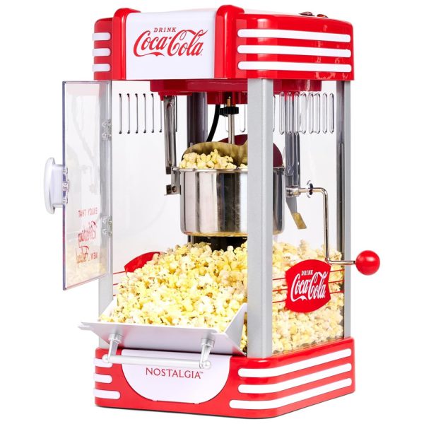 ectqfjz9yv5b0b_0 jpg - Retrô Pipoqueira Elétrica de Bancada 1.9kg em Aço Inoxidável, 110v, NOSTALGIA Coca Cola, Vermelho