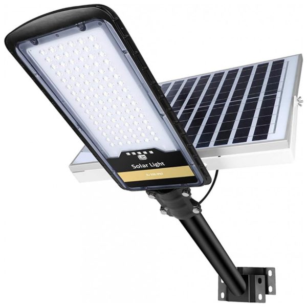 ectqfk12d7c80b_0 jpg - Luminária Solar Externa 10000 Lumens a Prova d IP67 200W com Controle Remoto, JOYLIGHT JOY200, Preto