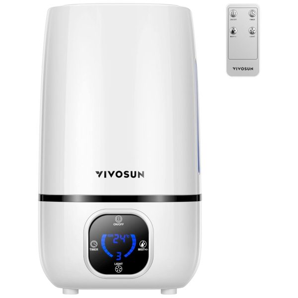 ectqg5c22g490b_0-1 jpg - Umidificador Ultrassônico 4L com Difusor de Aromas, Ultra Silencioso, Temporizador e Controle Remoto para Ambiantes 17m , 110V, VIVOSUN, Branco