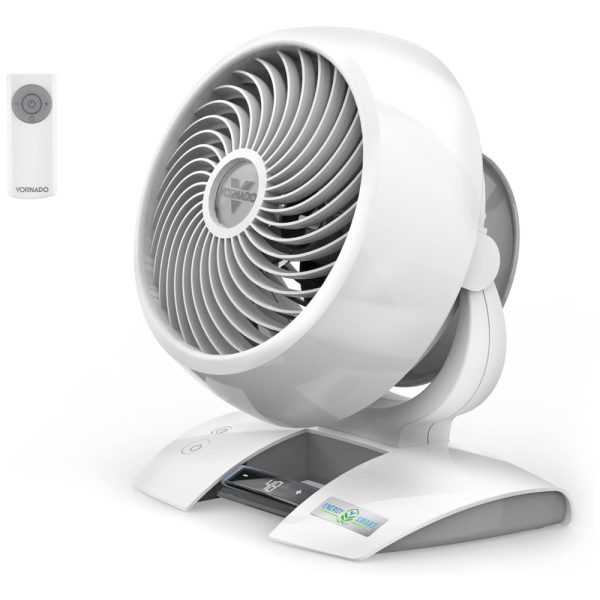 ectqg5ku3v410b_0 jpg - Ventilador de Mesa com Controle de Velocidade Variável e Controle Remoto, 110V 33W, VORNADO CR1 0240 43, Branco