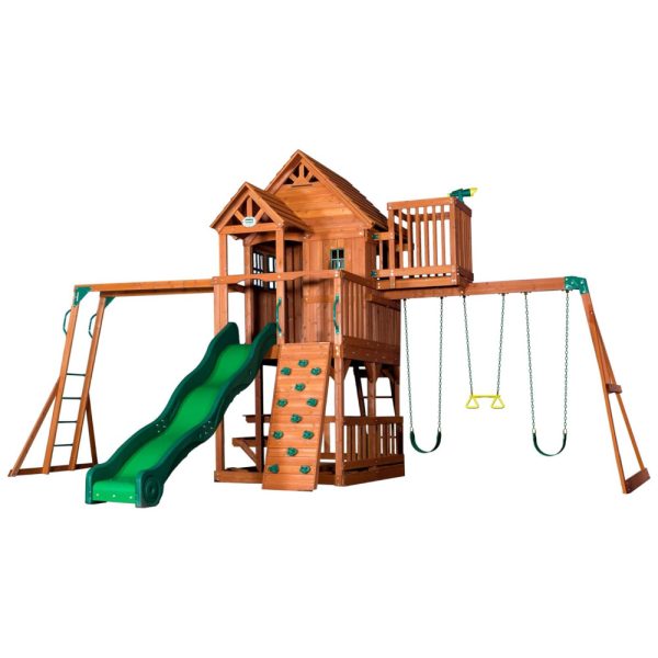 ectqg9eva7710b_0 jpg - Playground Infantil de Madeira com Caixa de Areia, Mesa de Piquenique, Escorregador, Barras de Macaco, Balanços e Escalador, Backyard Discovery, Marrom