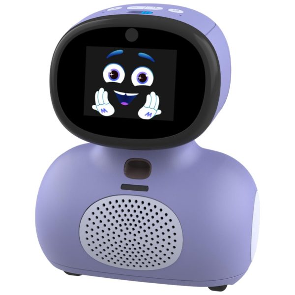 ectqgdd5pq3d0b_0 jpg - Robô Educativo com Inteligência Artificial, Repleto de Jogos, Danças, Cantos e Conversação Segura para Crianças de 4 Anos ou Mais, Miko Mini, Roxo