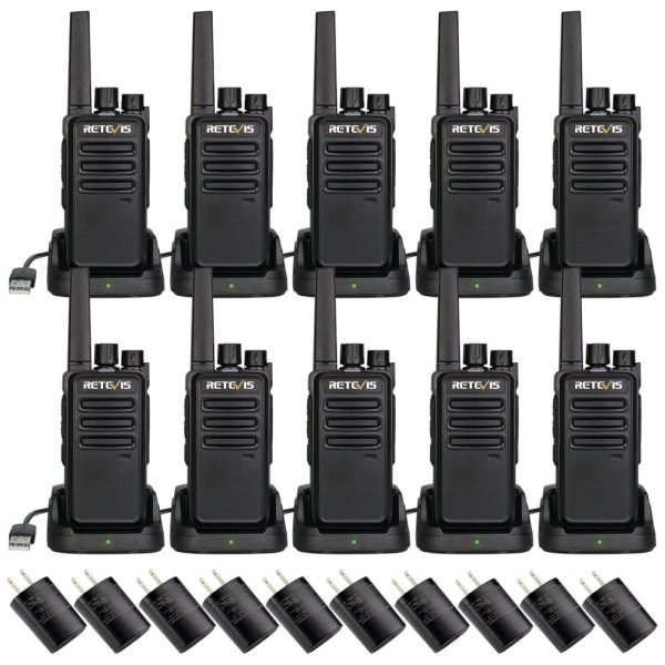 ectqgh9wg7n90b_0 jpg - Rádio Comunicador Walkie Talkie Retevis RT68 Rádio Bidirecional de Longo Alcance, Compacto e Resistente, Recarregável com Base USB 10 Unidades .