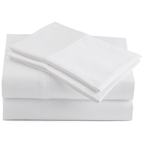 ectqgjclwsb10b_0 jpg - Conjunto de Lençóis em Cetim de 600 Fios com Elástico, Tamanho King, Material 100 Algodão Pima Peruano com Fibra Extralonga Premium, Peru Pima, Branco