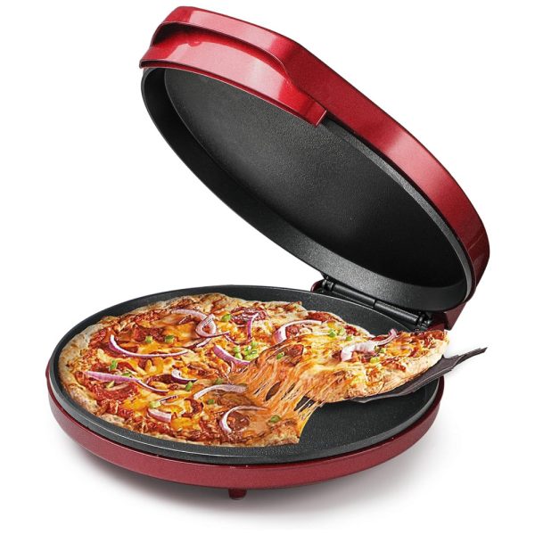 ectqgmfnvrd80b_0 jpg - Pizza Maker com temperatura variável, vermelho, BETTY CROCKER BC 4958CR, Vermelho