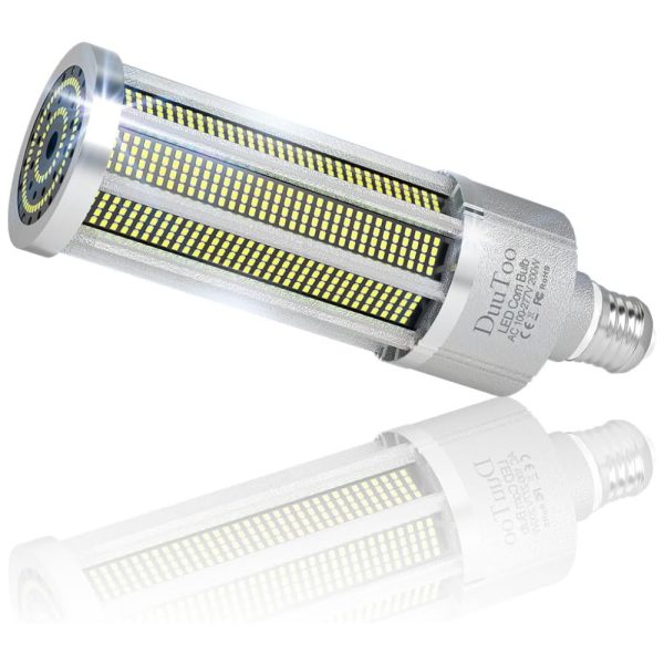 ectqgqjc8pb80b_0-1 jpg - Lâmpada LED, 27000 Lumens, 5000K Branca com Base E39, 1 Unidade, DUUTOO WZ 200W, Branco