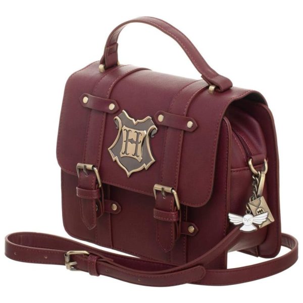 ectqgrtfsnn70b_0 jpg - Harry Potter Hogwarts Bolsa de Ombro Feminino, BIOWORLD LB7LHPT, Vermelho