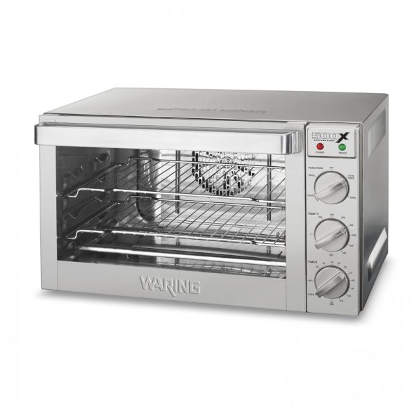 ectqgvukcce00b_0 jpg - Forno Elétrico de Bancada Profissional, 110V 1700W, Aço Inoxidável, Waring WCO500X, Prata