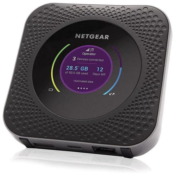 ectqh3zwk5g70b_0 jpg - Nighthawk M1 Roteador Wi Fi Hotspot 4G Vel 1Gbps 20 Aparelhos Desbloqueado, NETGEAR MR1100 100NAS, Preto