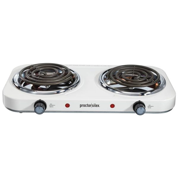 ectqhd9yzvf90b_0 jpg - Cooktop Elétrico Portátil com 2 Queimadores e Ajuste de Temperatura, 110V 1700W, Proctor Silex, Branco