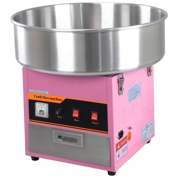 ectqhllt2h690b_0 jpg - Máquina de Algodão Doce Elétrica Profissional em Aço Inoxidável, 110V 1080W, PartyHut, Rosa