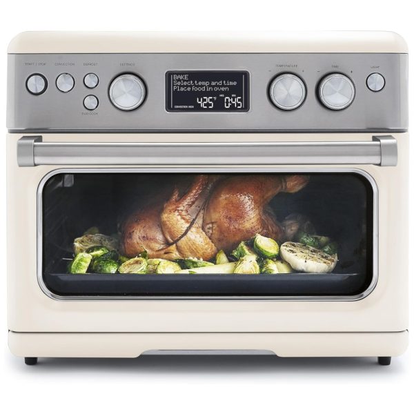 ectqhrbmnnvc0b_0 jpg - Forno Elétrico com Função Airfryer, 13 Predefinições e Interior Antiaderente, 110V 1800W, GreenPan, Creme