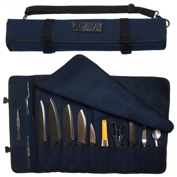 ectqhv47pgh80b_0-1 jpg - Asaya Estojo, Bolsa Portátil para Facas com 10 Slots, Facas não Incluídas, Preto