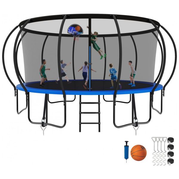 ectqhzkdmmvb0b_0 jpg - Cama Elastica Capacidade até 635 kg com Cesta de Basquete, SKYUP, Azul