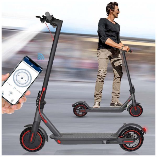 ectqhzp7fmdb0b_0 jpg - Patinete Elétrico para Adolescentes e Adultos com Alcance 30km e Peso 120kg, PLAYBIK, Preto