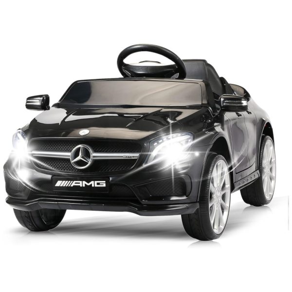 ectqjz5kntj80b_0 jpg - Costzon Ride Carrinho, Carro Elétrico Mercedes Benz, 1 lugar, 12V, com controle remoto, USB MP3, 3 km por hora, 3 a 6 anos, TOBBI, Preto