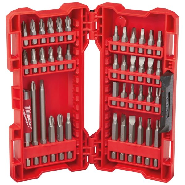 ectqk1ljn6p00b_0 jpg - Kit de Brocas 42 Peças com Estojo, MILWAUKEE 48 32 1551, Vermelho