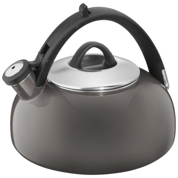 ectqk22b1sv00b_0 jpg - Chaleira de Chá 2L com Apito, Aço Inoxidável, CUISINART CTK EOS2GG, Cinza